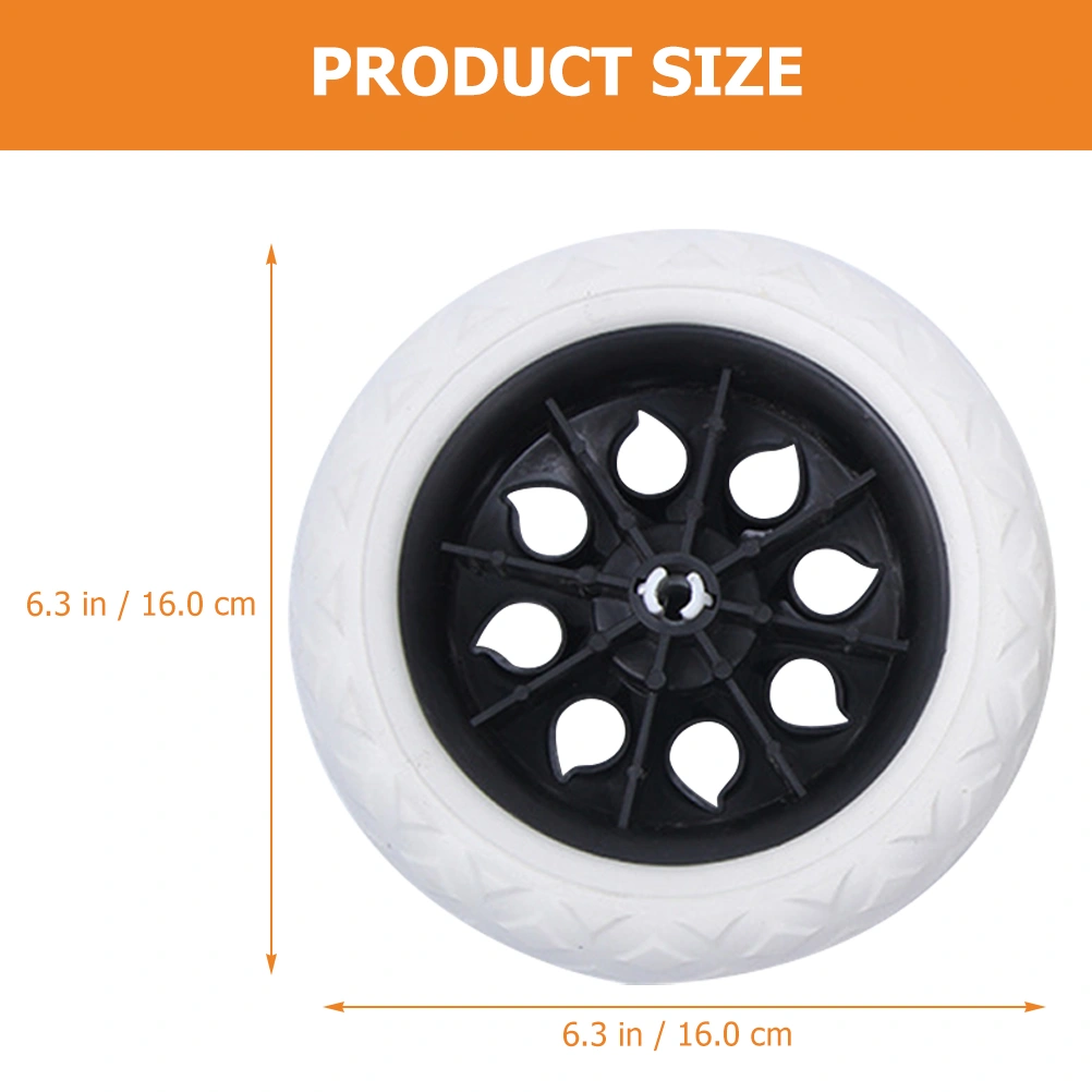 2pcs Heavy Duty Caster Wheels Shopping Cart Caster Trolley Wheels Replacements