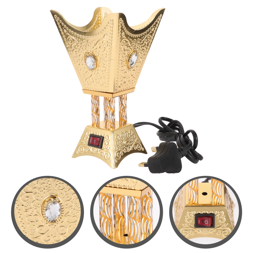 Plug in Incense Cone Burner Decorative Incense Burner Censer Decoration for Home Temple(UK Plug)