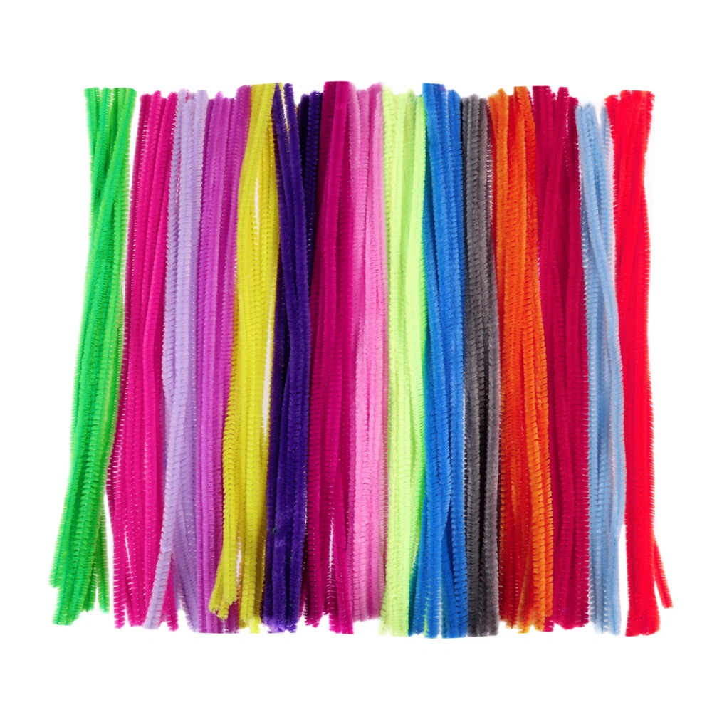 WINOMO 150pcs Jumbo Chenille Stems Classroom Pipe Cleaners for DIY Craft Projects Wedding Party Holiday Decoration