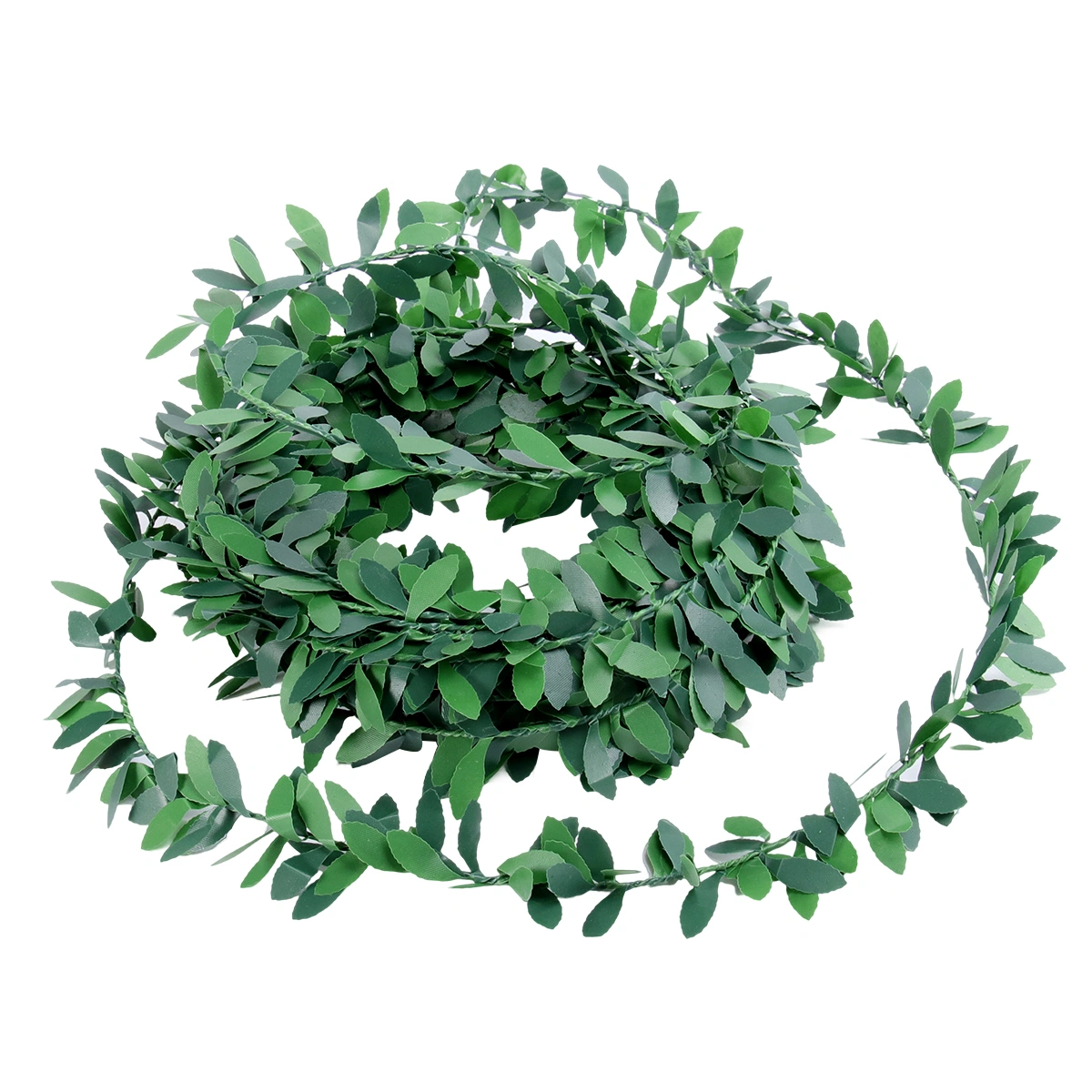7.5m Artificial Garland Foliage Green Leaves Simulated Vine for Wedding Party Ceremony DIY Headbands