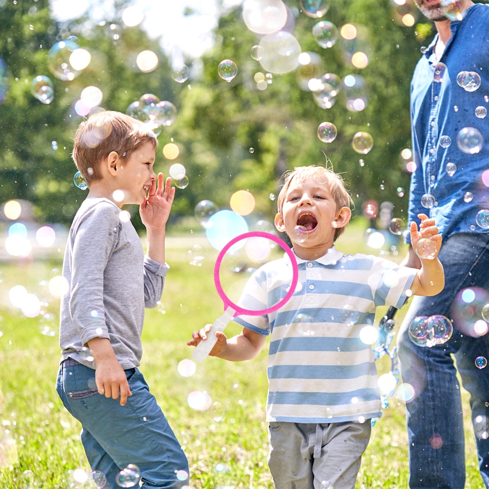 3pcs Bubble Circle Tool Bubble Maker Blower Set Fun Toys for Kids (Random Color)