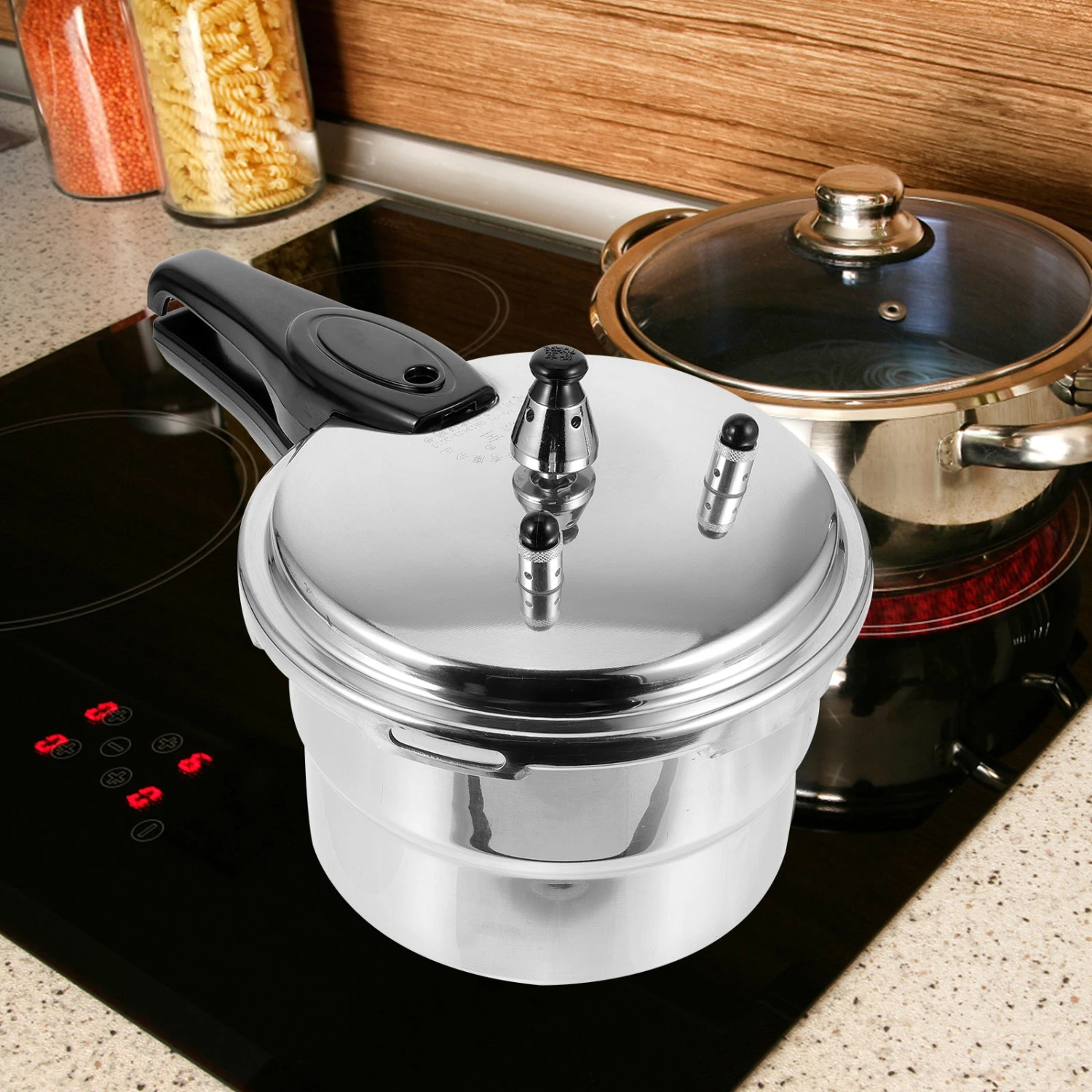 Aluminum Pressure Cooker Pressure Cooker Kitchen Pressure Pot High Pressure Pot for Cooking