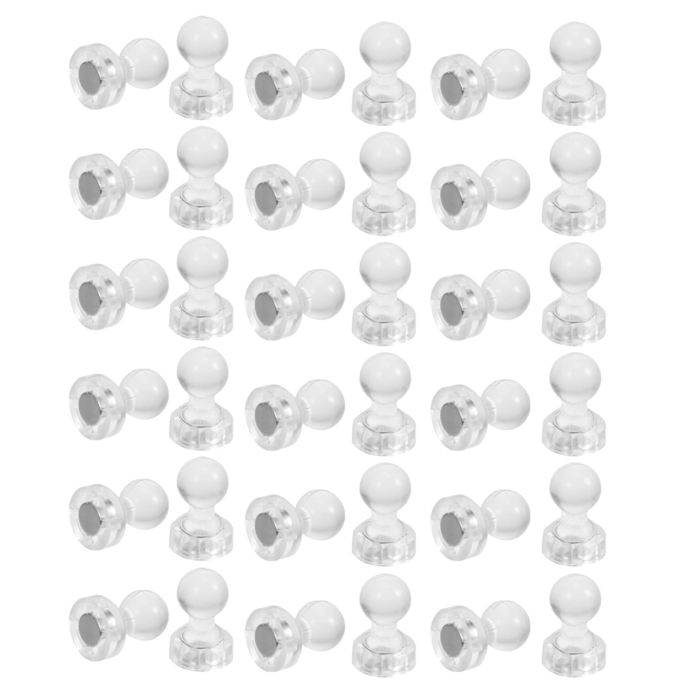 30pcs Multi-functional Magnetic Thumbtack Magnet Pushpins Blackboard Pushpins