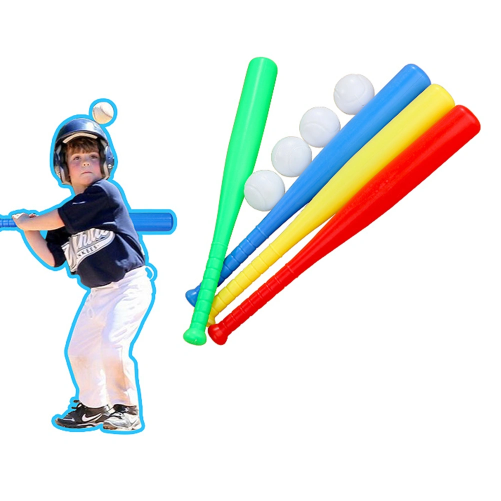 6pcs Kids Baseball Set Kids Outdoor Baseball Toys Practice Batting Skill Ball for Children Toddlers (3pcs Baseball Bat + 3pcs Baseball)