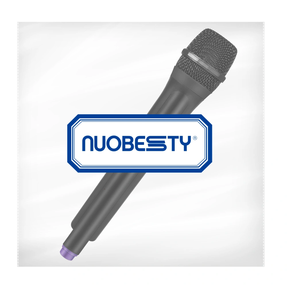 NUOBESTY High Simulated Microphone Prop Lip-synching Wireless Props Stage Performance Microphone Toy for Actor Kids Adults Use (Bottom Random Color)