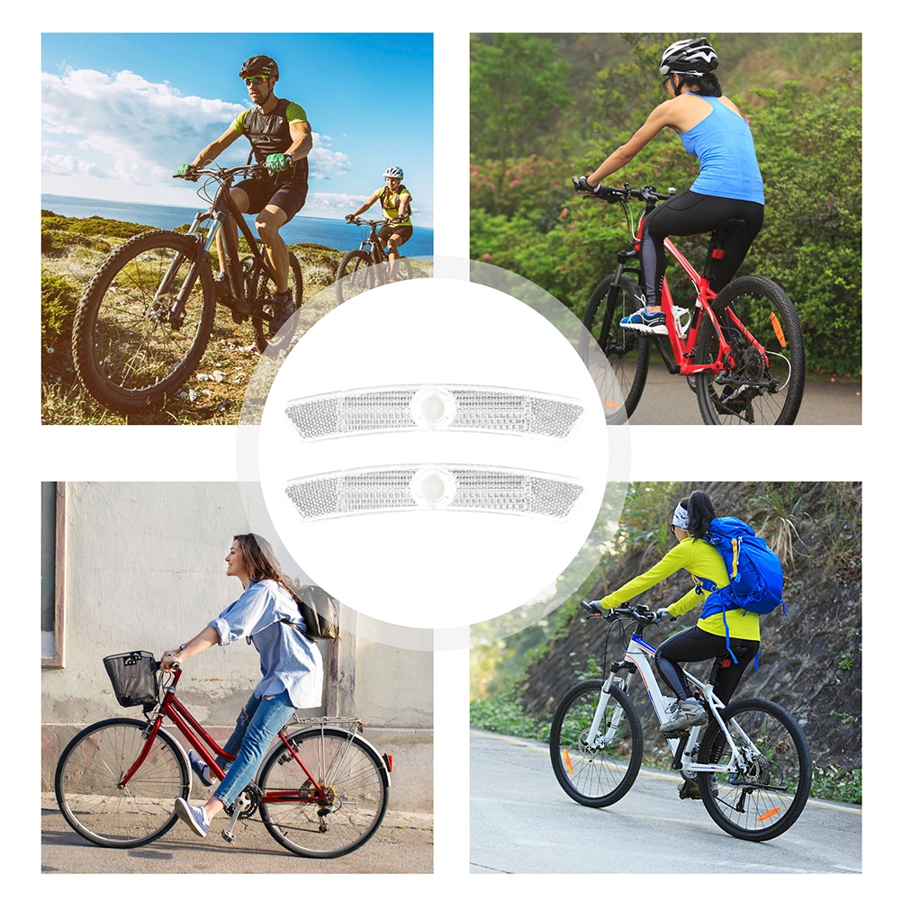 10Pcs Bicycle Wheel Spoke Night Safety Warning Reflectors Road Bike Tire Reflectors Bike Accessories