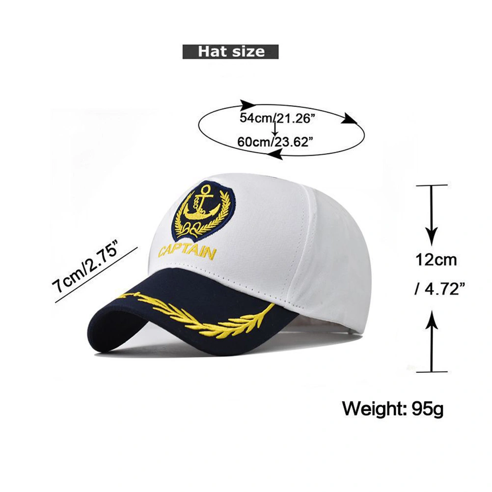 2pcs Baseball Caps Pretty Captains Hat Fashion Baseball Hats Sunshade Hats