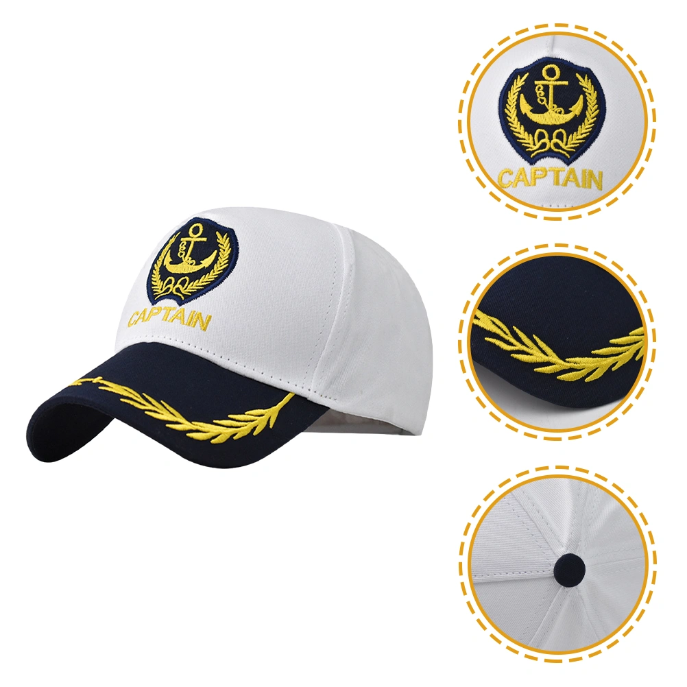 2pcs Baseball Caps Pretty Captains Hat Fashion Baseball Hats Sunshade Hats