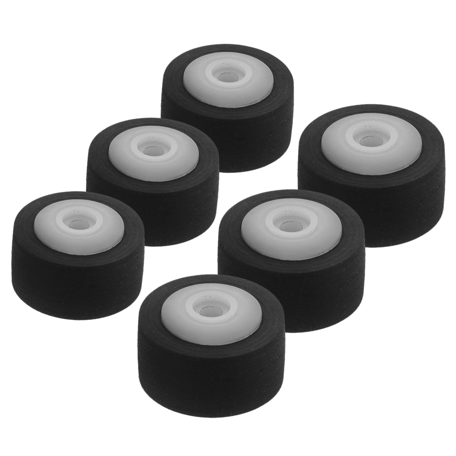 6pcs Wheel Belt Pulley Plastic Pressure Recorder Cassette Deck Pinch Roller for Tape Stereo Player