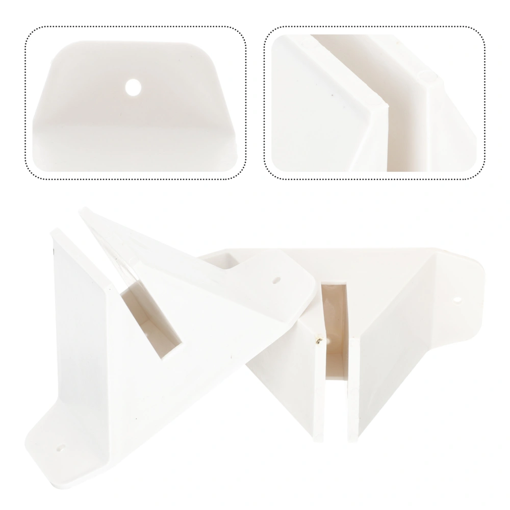 2Pcs Wear-resistant Divider Stands Thickened Divider Bases Plastic Screen Feet Divider Supply