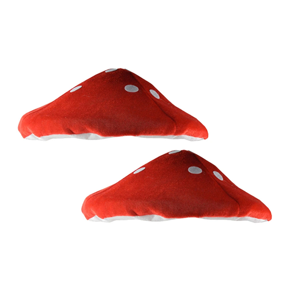 2pcs Mushroom Hats Children Mushroom Hats Costume Party Hat Funny Decor Hat