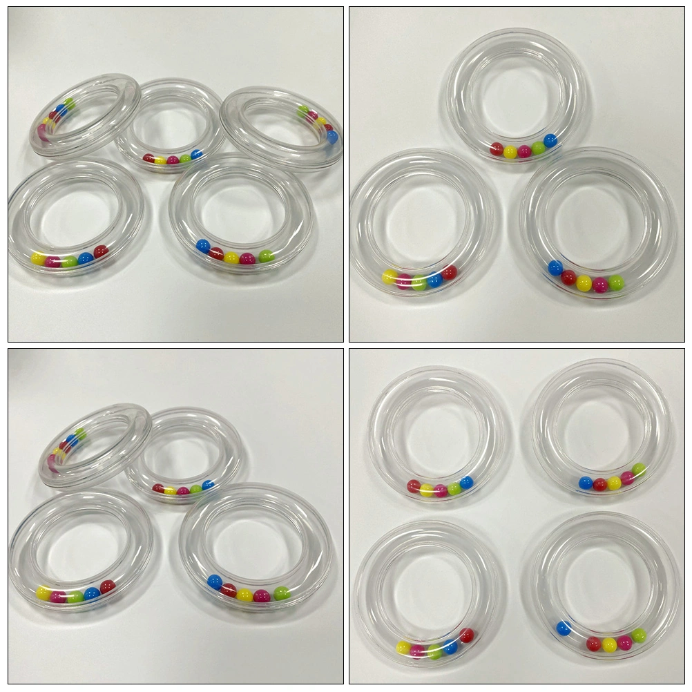 4Pcs Children Hand Rattle Music Enlightenment Toy Funny Hand Bell Toys