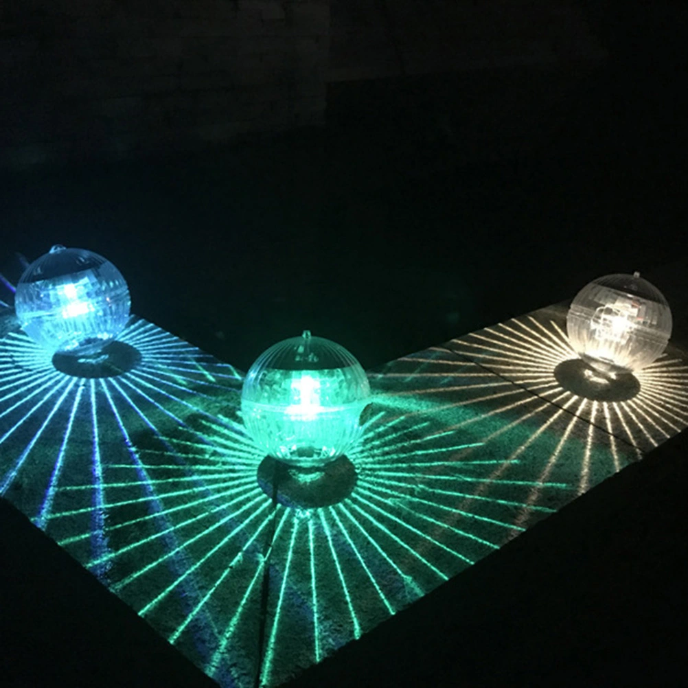 Solar Powered Water Float Light Pond Floating Ball Light Garden Decoration Light Pool Light (Colorful Light)