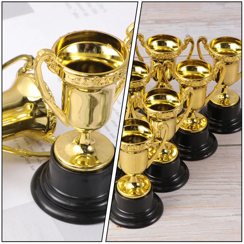 10pcs Plastic Reward Trophies Kids Prize Cups School Rewarding Supplies