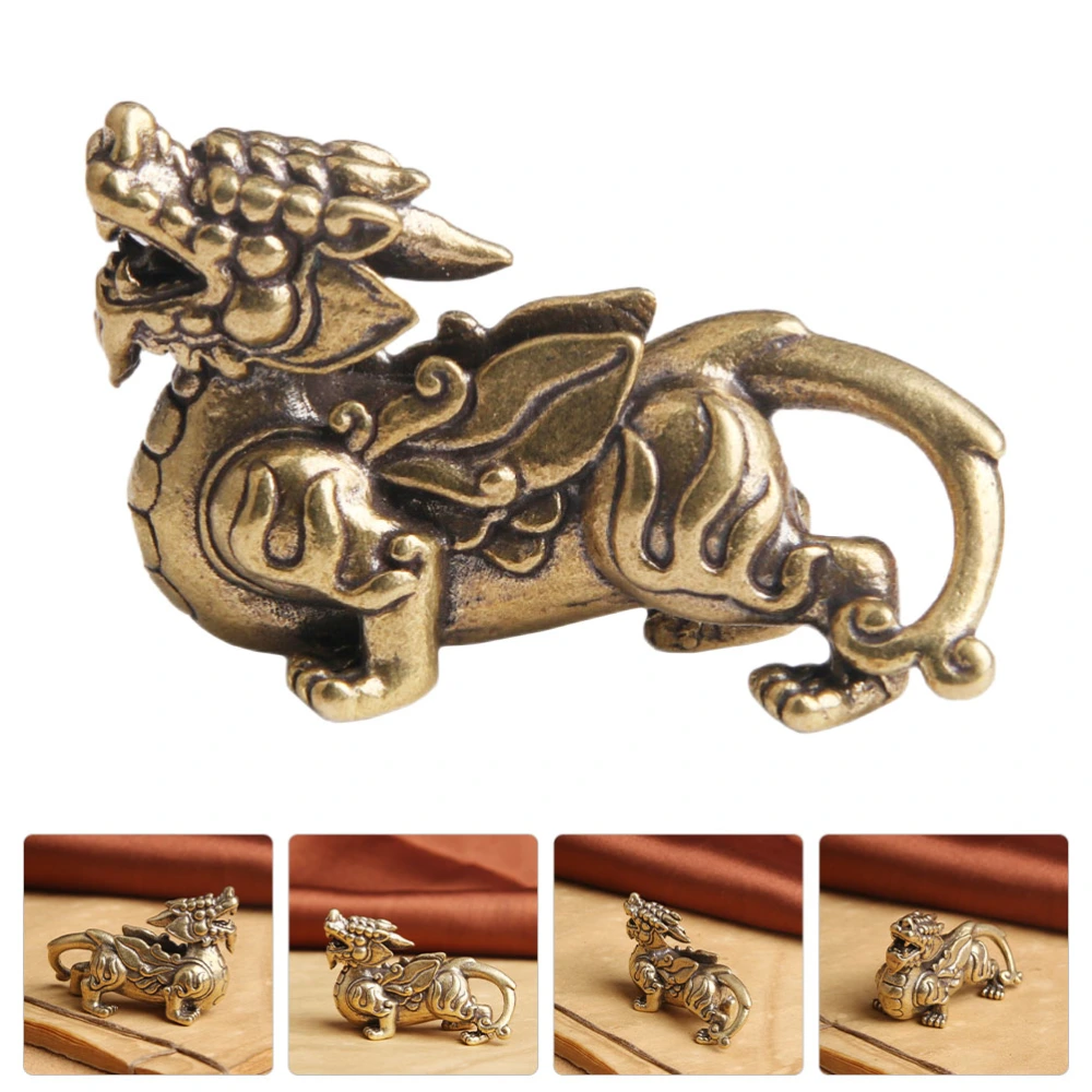 Antique Auspicious Beast Artware Decorative Ornament Home Desktop Decoration