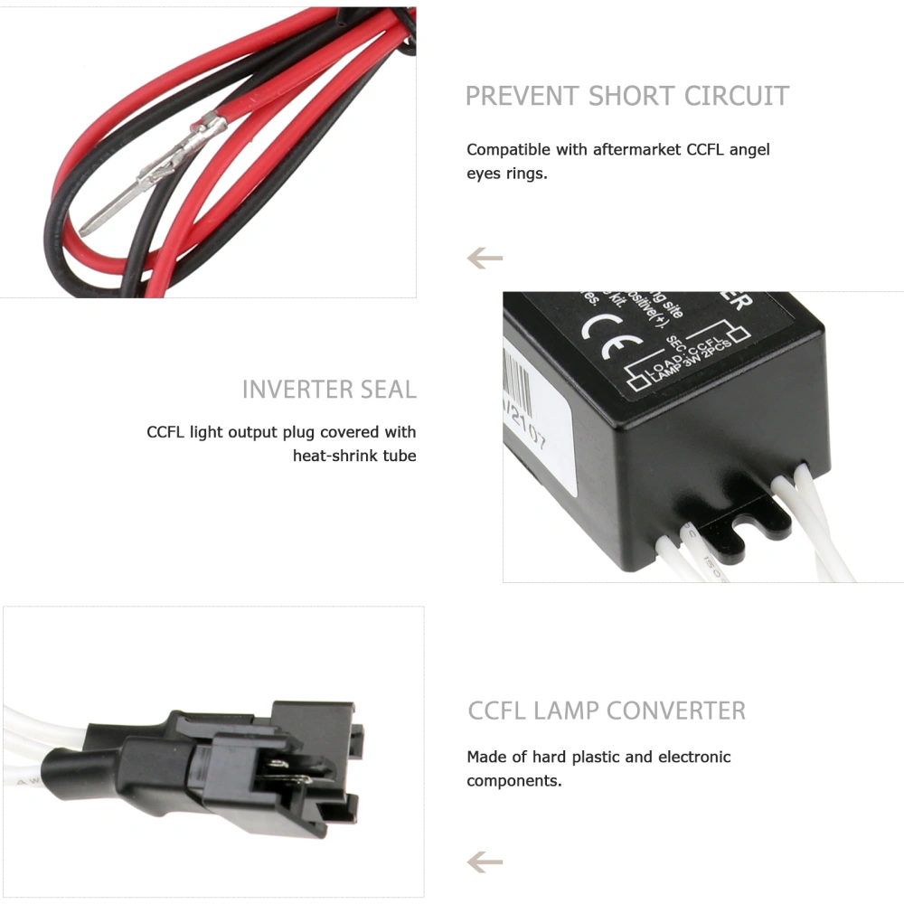 Replacement 12V Inverter for CCFL Angel Eyes Halo Rings