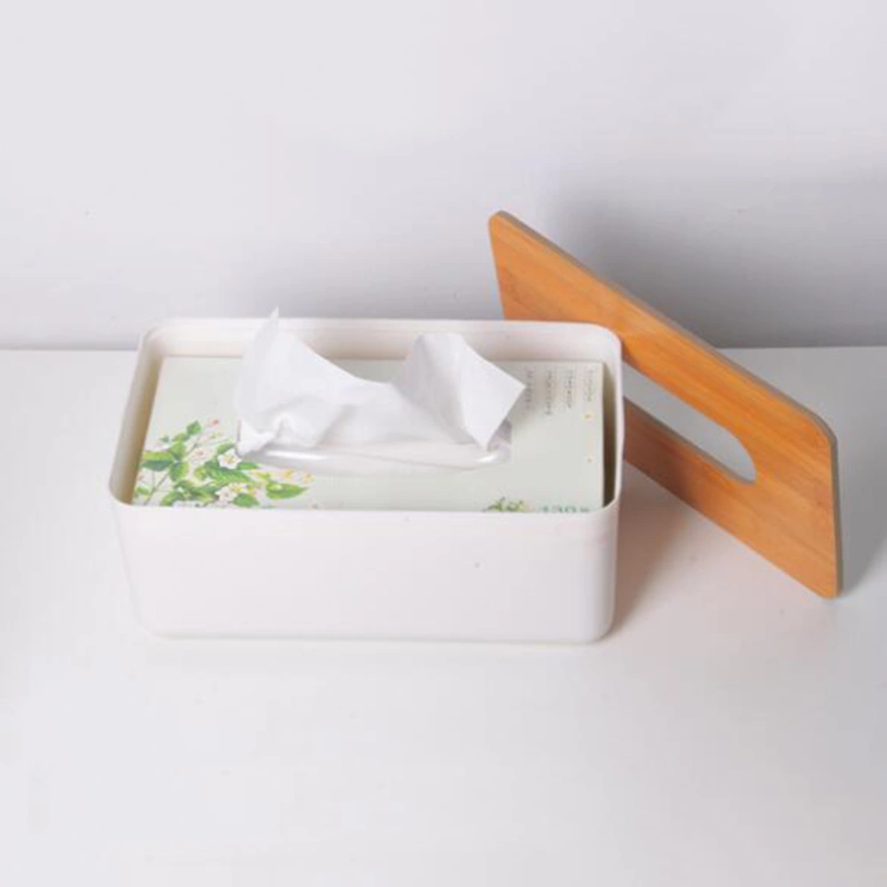 Tissue Holder Rectangular Tissue Storage Box Cover Container Car Home Office Decoration