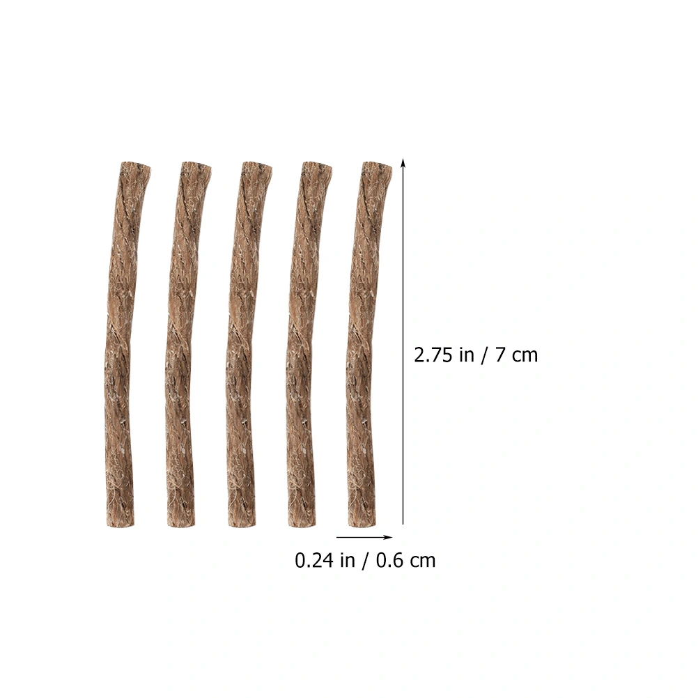 20Pcs Camping Rope Fire Lighters Camping Fire Ropes Portable Burning Hemp Ropes Outdoor Fire Ropes