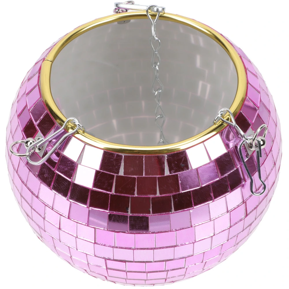  Mirror Disco Ball Hanging Planter Chain Modern Hanging Flower Pot Plant Container