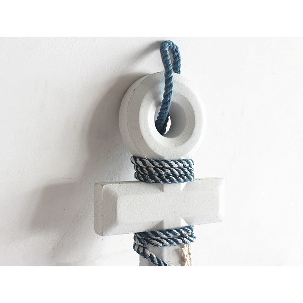 Wooden Anchors Decoration Vintage Home Decor Marine Mediterranean Style Nautical Decor Crafts Hanging Wall Decoration