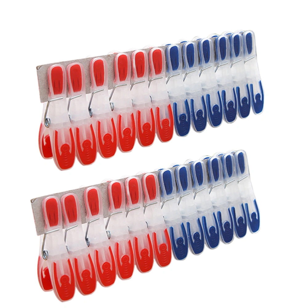 50 Pcs Plastic Clothespins Mini Non-slip Windproof Laundry Clips Photo Clips for Underwear Socks Drying