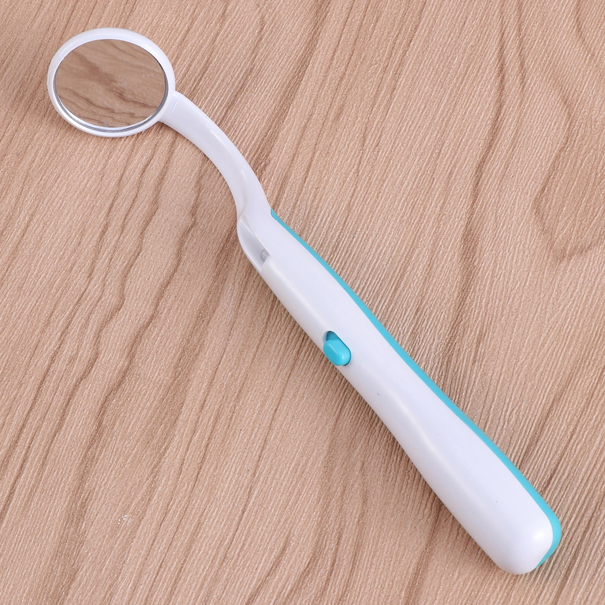 Oral Dental Mirror Mouth Tooth Inspection Mirror with Bright LED Light for Dental Care (Blue)