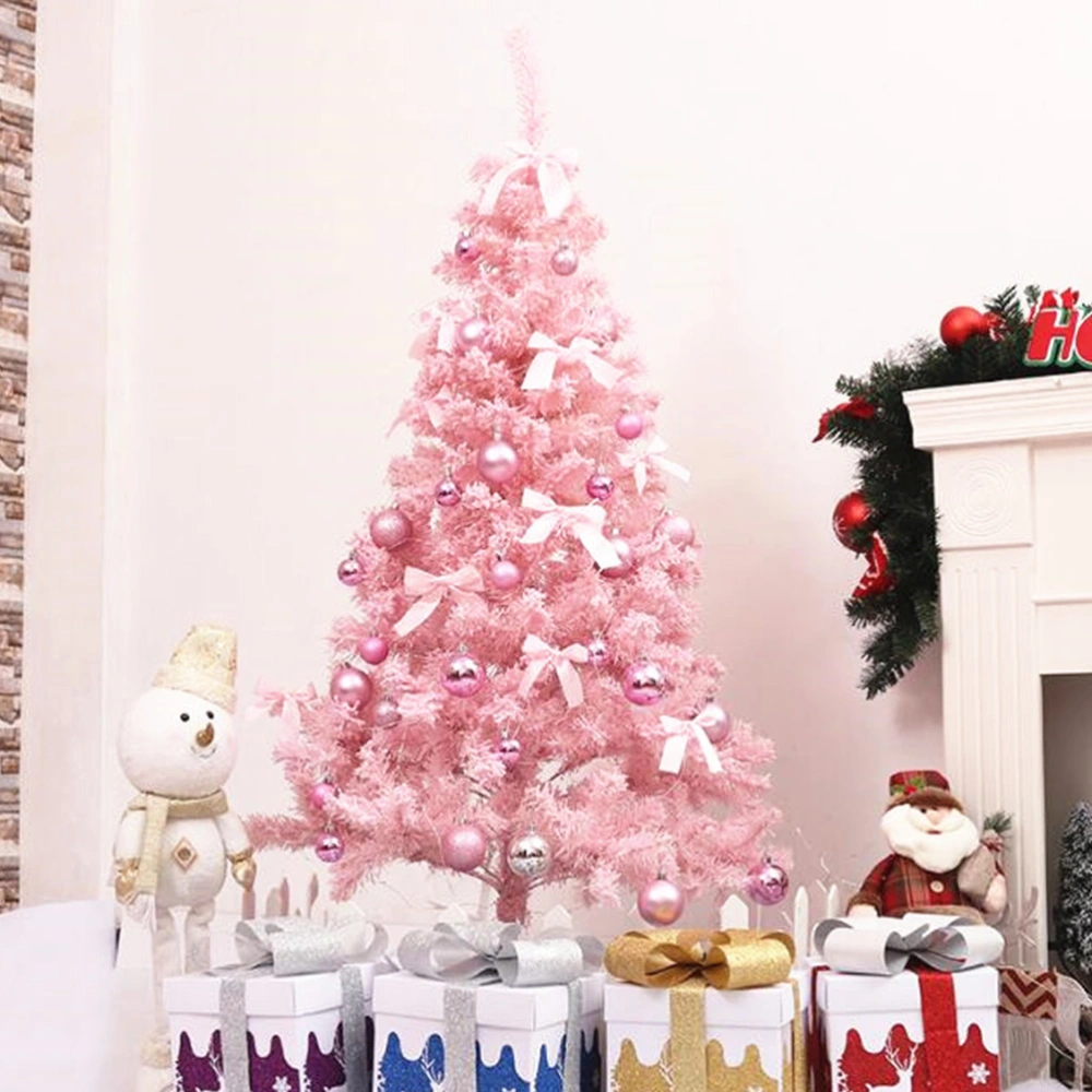 Christmas Tree Pink Christmas Tree Decoration Lovely Flocking Tree Christmas Decoration 60cm Pink Cedar Tree