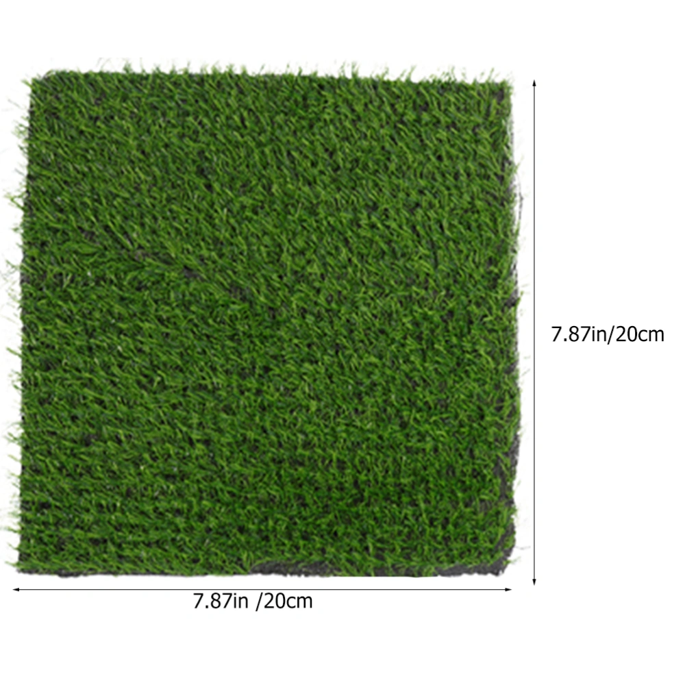 10Pcs Chicken Nesting Box Pads Washable Fake Turf Mats Grass Carpet Reusable Hen Nest Boxes Pad