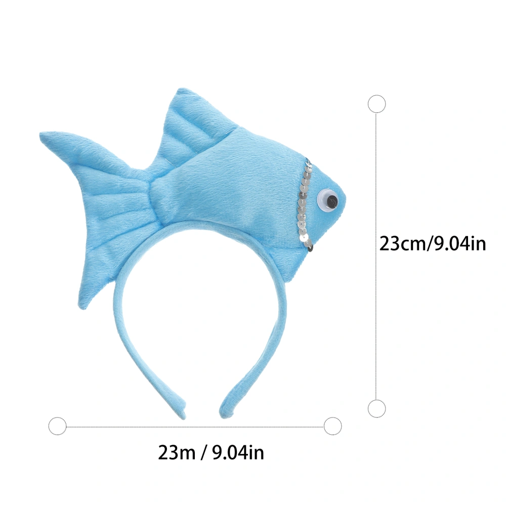 Cute Halloween Party Fish Hairband Decorative Girls Headwear Festival Children Headband