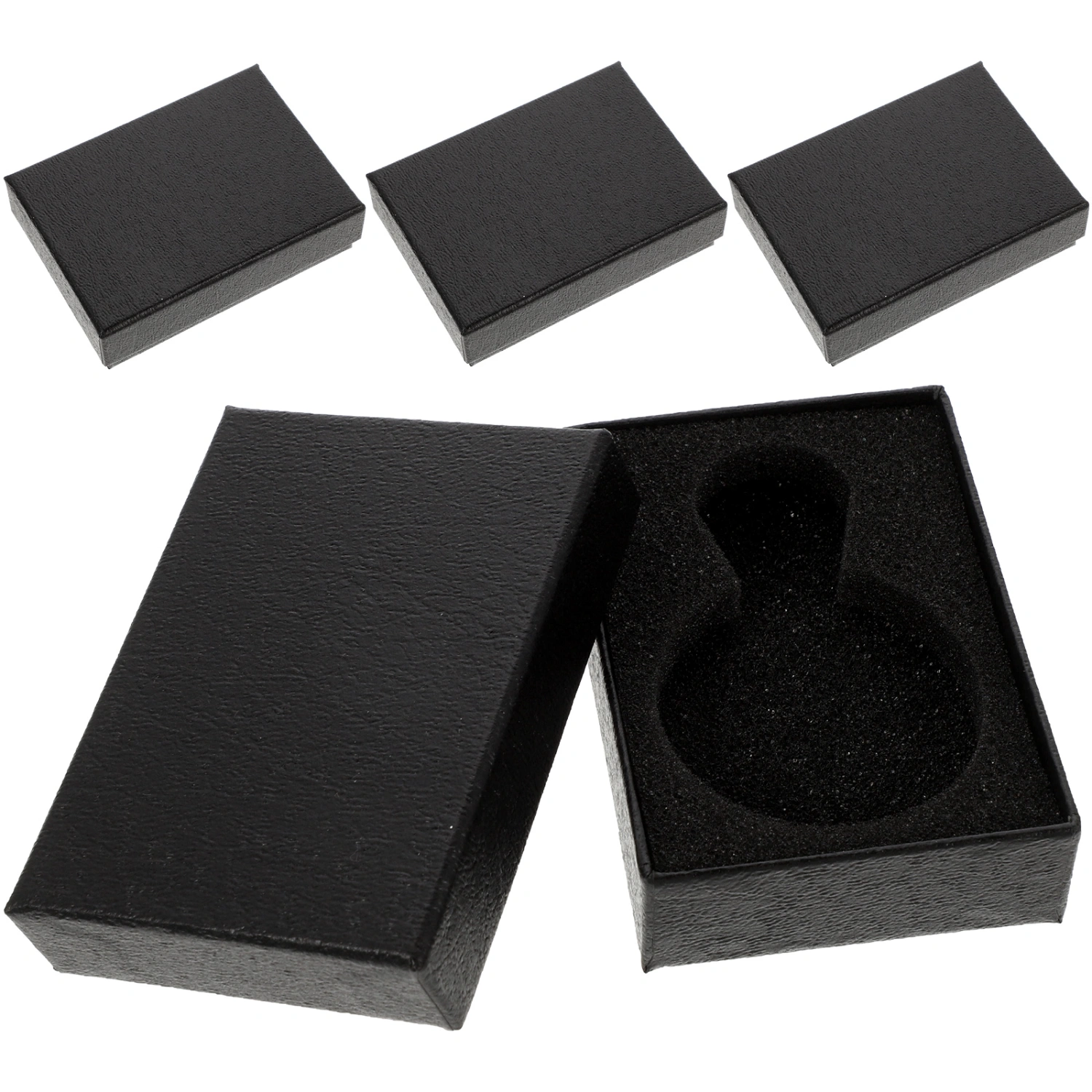 4pcs Pocket Watch Case Paperboard Pocket Watch Organizer Storage Box - Size S