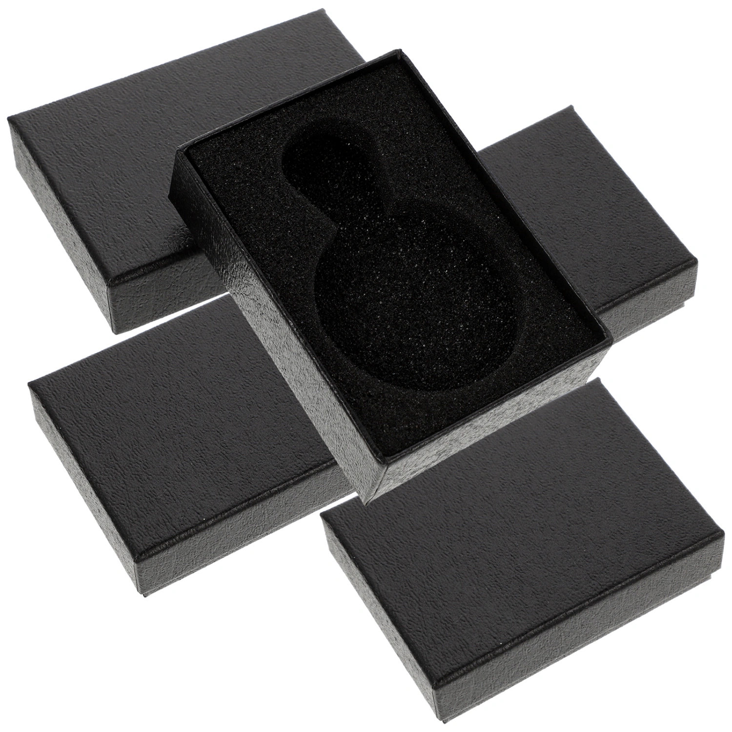 4pcs Pocket Watch Case Paperboard Pocket Watch Organizer Storage Box - Size S