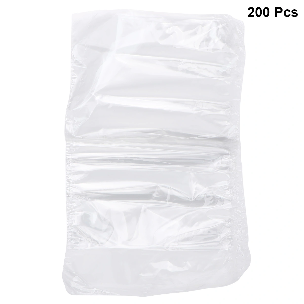 200pcs POF Heat Shrink Wrap Bags Waterproof Laminating Film Transparent Heat-shrinkable Bag for Soaps Bath Bombs DIY Crafts Size 6