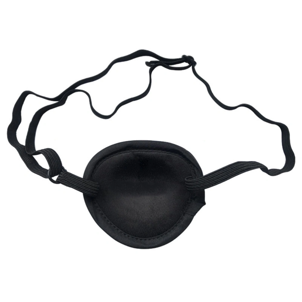 Stretchy Eye Patch Smooth Pirate Eye Patch Adjustable Elastic Strap for Adults and Kids