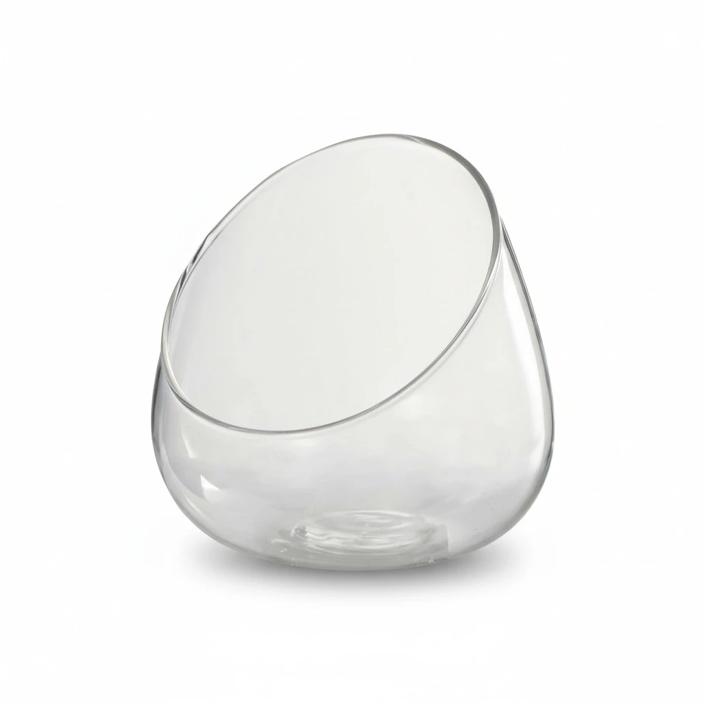 1 Pc Microlandschaft Terrarium Flower Glass Vase Micro-Ecology Environment Bottles Succulent Plant Vase Glass Container for Flower (Transparent)