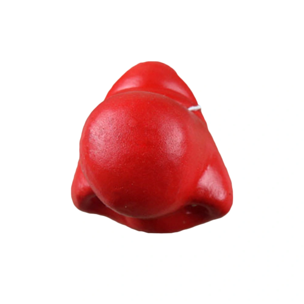 Red Nose Honking Circus Clown Nose Comic Party Supplies Halloween Masquerade Costume Accessories Funny Props (Random Style and Color)