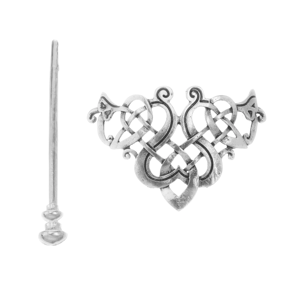 Celtic Knot Hair Clips Creative Hair Jewelry Braids Hair Slide Clip with Stick