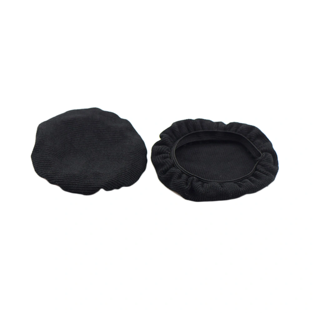2pcs Stretchable Fabric Headphone Covers Washable Sanitary Ear Pad Earcup Earpad Covers Fit Most On Ear Headphones with 6-8.5cm