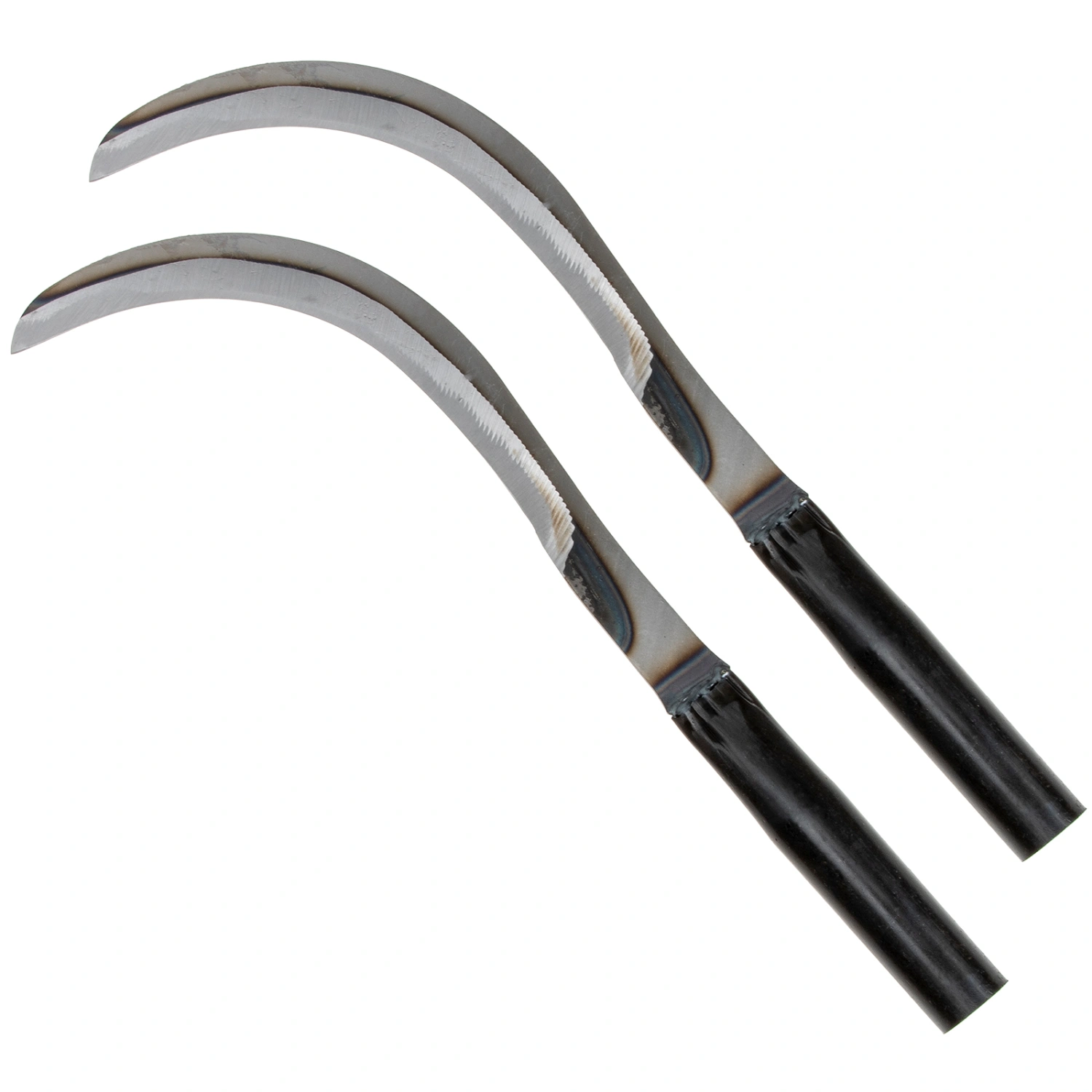 2pcs Gardening Sickle Manganese Steel Sickle Multi-functional Reaping Sickle