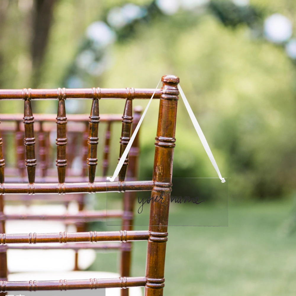 6pcs Reserved Chair Signs Reserved Hanging Sign Wedding Reserved Seating Signs