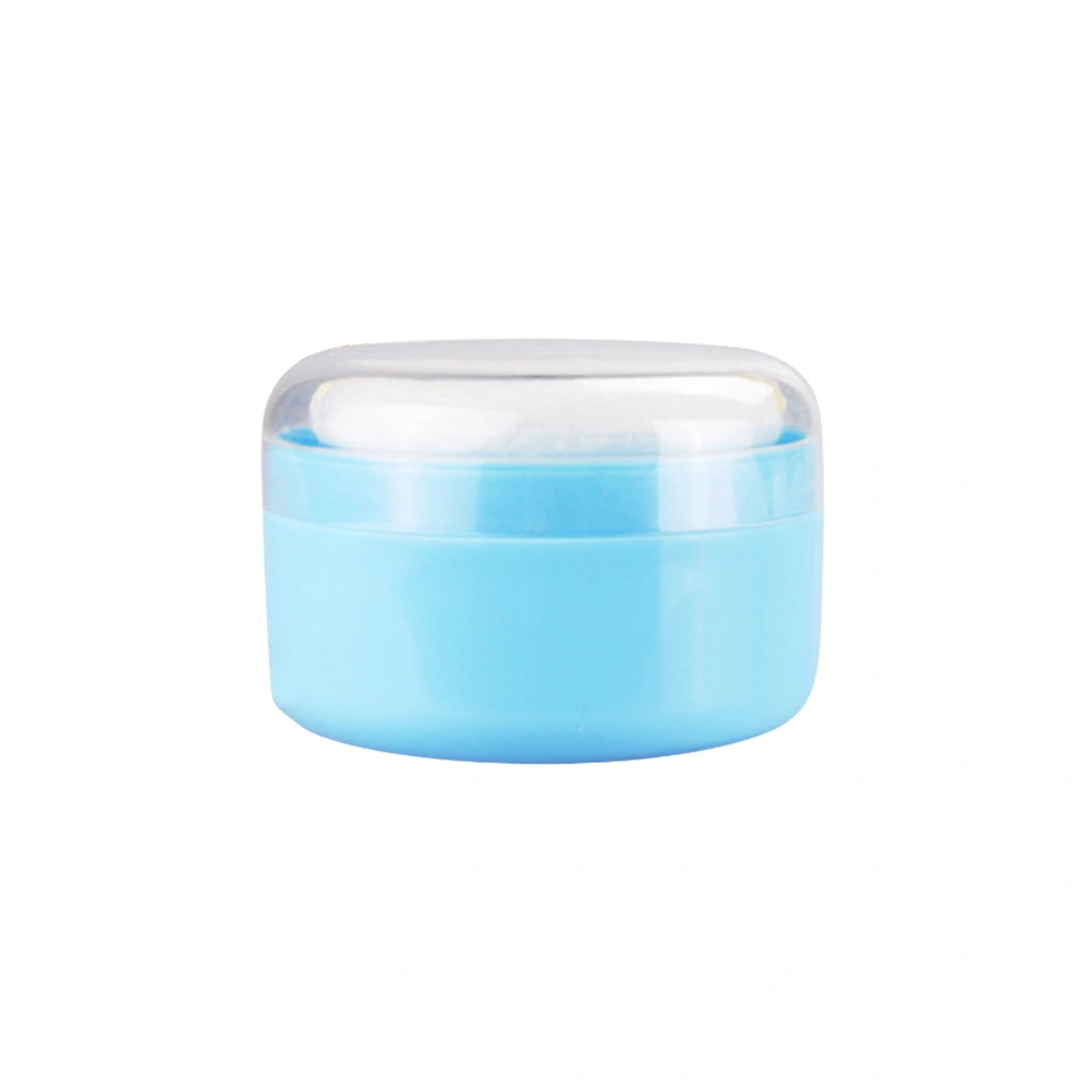 Talcum Powder Puff Box Empty Body Powder Container with Thicken Powder Puffs and Sifter for Home and Travel