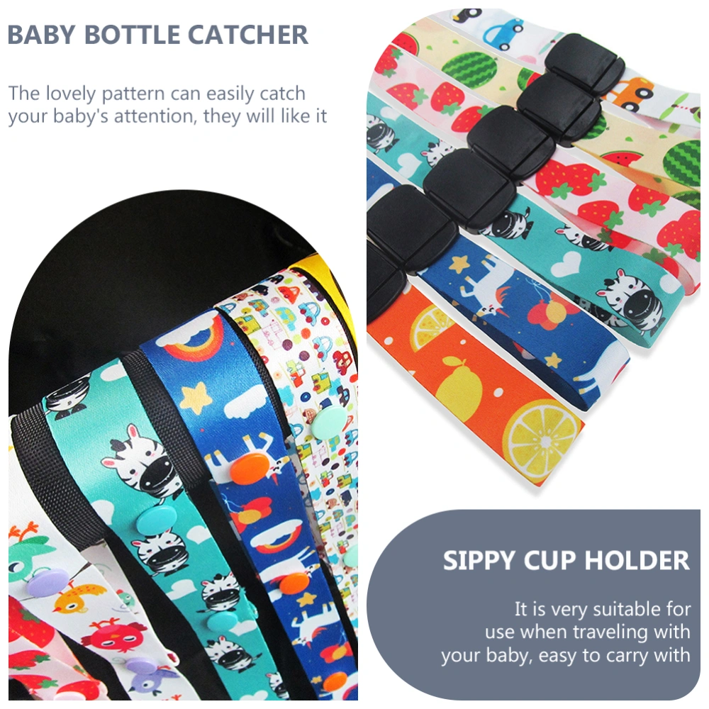 3pcs Baby Bottle Strap Sippy Cup Holder Bottle Catcher for Stroller High Chair