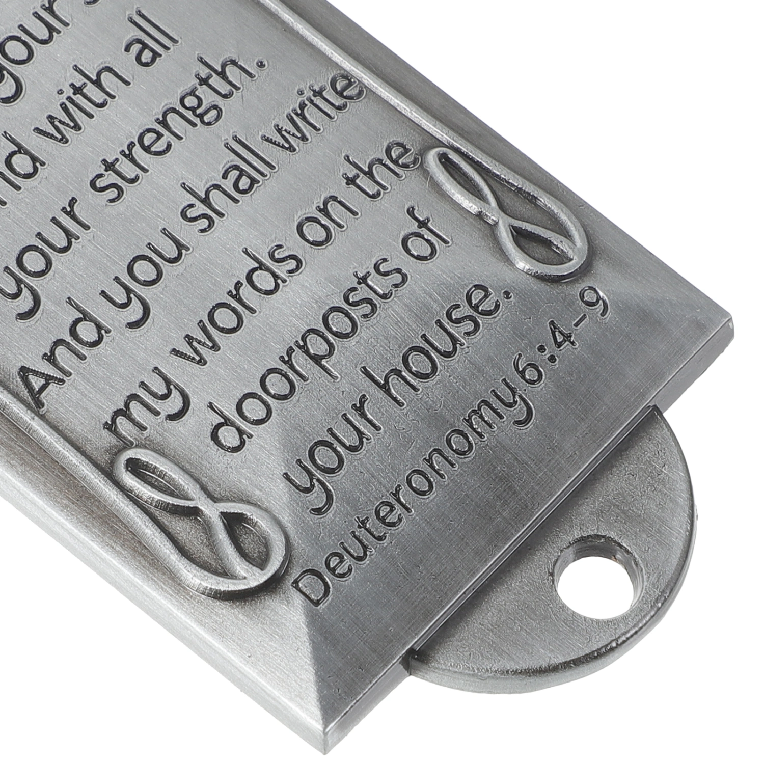 Mezuzah House Door Retro Style Metal Mezuzah Plaque Decor Blessing Mezuzah Ornament