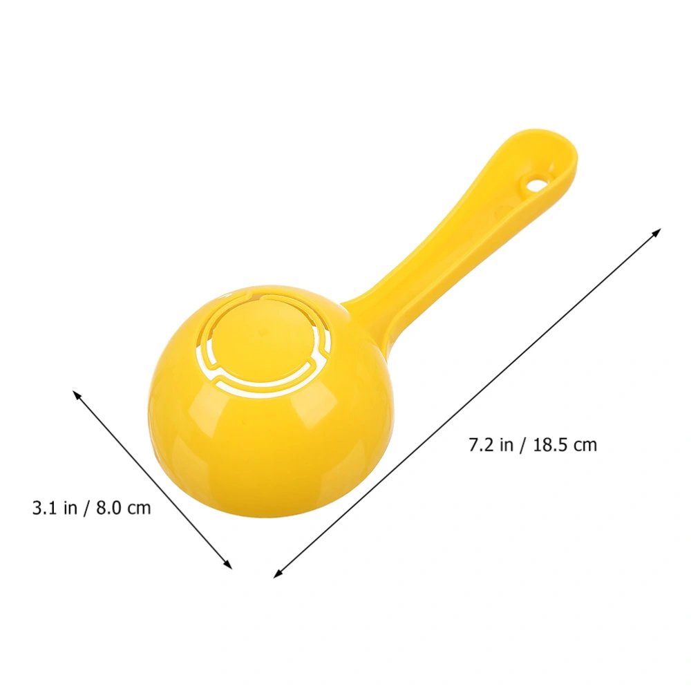 2pcs Semicircular Rice Spoon Shovel Porridge Spoon Sushi Rice Spoon (Yellow)