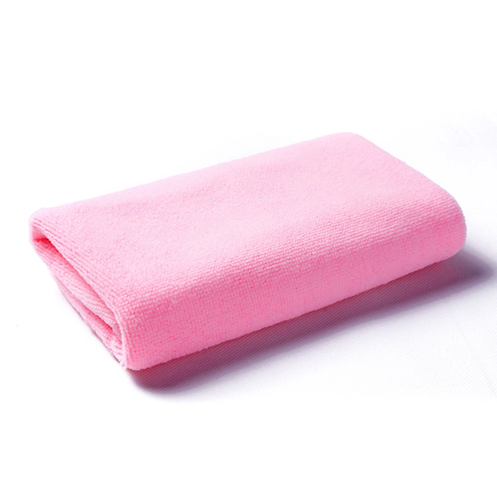 10pcs/pack Microfiber Hand Towels Washcloths in Assorted Color Fast Dry Cleaning Cloths 20x20cm (Mixed Color)