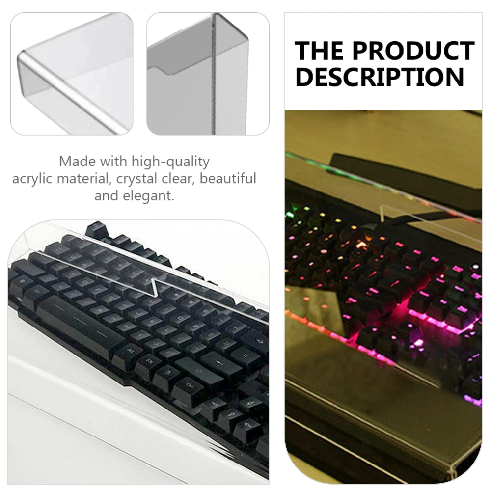 Keyboard Protective Cover Acrylic Visible Keyboard Protective Case Accessory