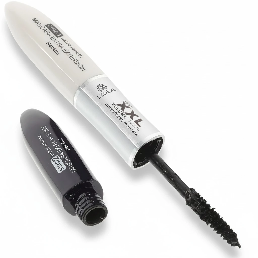 1pc Silk Fiber Mascara Waterproof Double-end Curling Mascara Eyelash Mascara for Lady