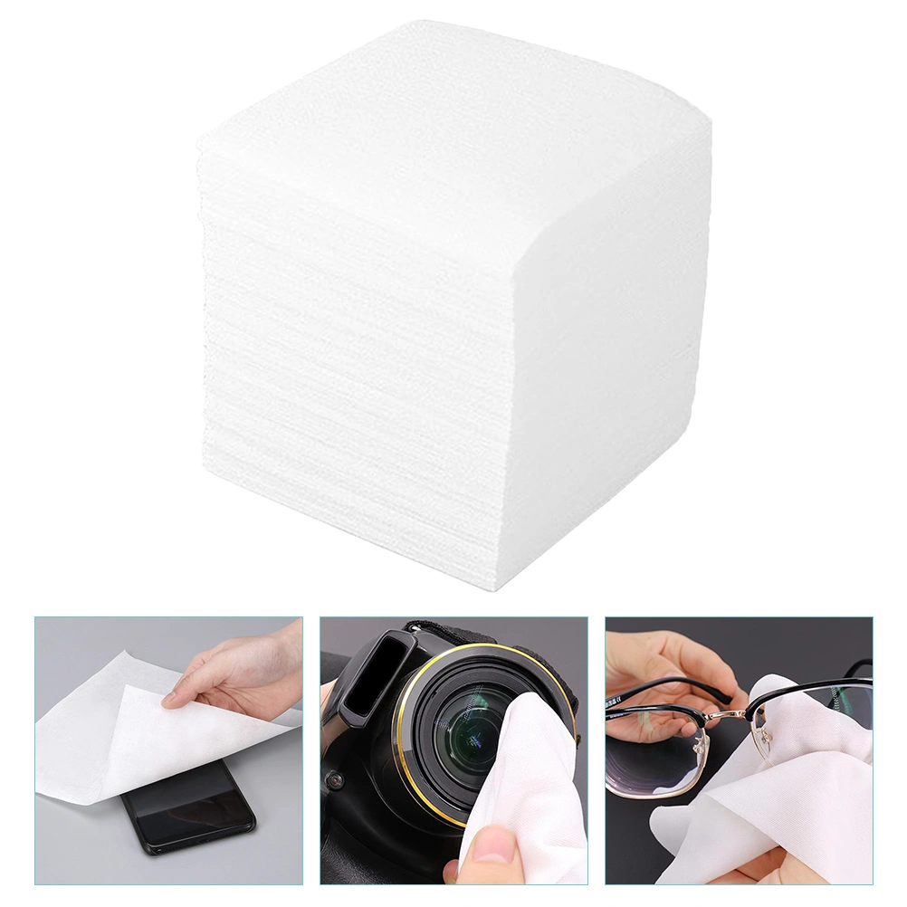 300Pcs Anti-static Lint-free Wipes Dust Free Paper Electronic Screen Wipes Dry Wipes Papers