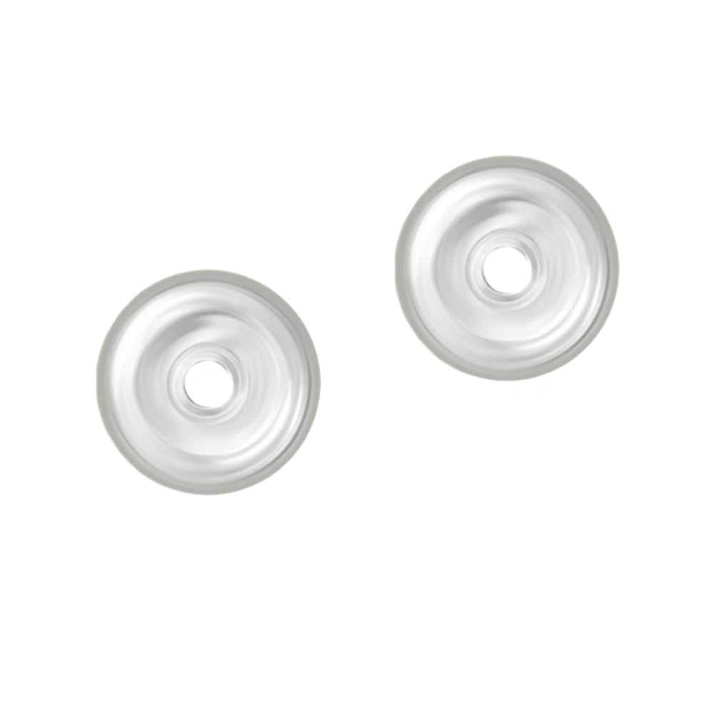 2Pcs Silicone Sealing Ring Training Erection Ring Penis Training Apron Masturbator Accessories (Transparent)