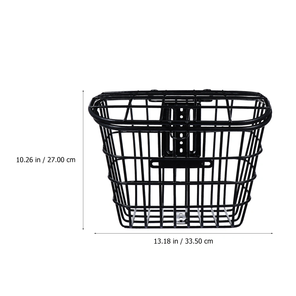 1pc Electric Bike Basket Thicken Bike Storage Holder Riding Storage Gadget