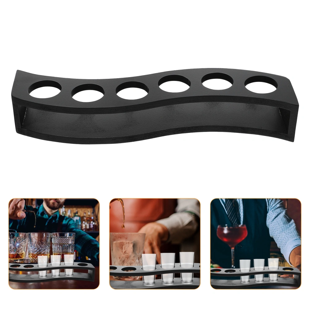 Cocktail Glass Holder Wooden Wine Cup Holder Practical Cup Storage Rack